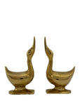 Vintage Brass Geese-A Pair