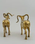Vintage Brass Rams-A Pair
