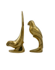 Large Vintage Brass Parrots-A Pair