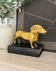 Vintage Brass Dachshund