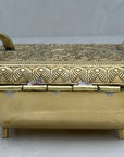 Vintage Brass Antelope Trinket Box