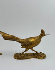 Vintage Brass Roadrunner Pair – Sculptural Mid-Century Collectibles