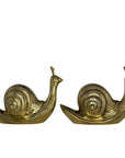 Vintage Brass Snails-A Pair