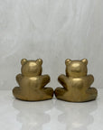 Vintage Brass Teddy Bears-A Pair