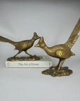 Vintage Brass Roadrunner Pair – Sculptural Mid-Century Collectibles