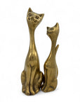 Vintage Bronze Cats-A Pair