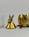 Vintage Brass Kangaroo Trinket Box
