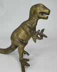 Vintage Brass Dinosaur Figurine / T-Rex Style Sculpture