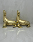 Vintage Brass Seals- A Pair by Frederick Cooper