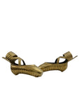 Pretty Brass Ballerina Slippers -A Pair