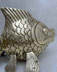 Large Vintage Brass Fish