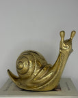 Vintage Brass Snail-Large