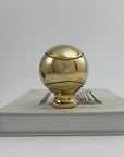 Vintage Brass Baseball Coin/Wish Bank
