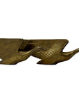 Vintage 1987 Kinder Harris Brass Flying Geese Sculptures – Mid-Century Modern Bird Figurines – Made in Korea