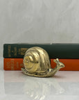 Small Vintage Brass Snail-5 inches Long