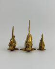 Vintage Brass Fish-A Set of Three