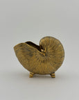 Vintage Brass Shell Stash Pot/Planter