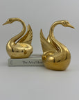 Vintage Brass Angel Wings Love Swans-A Pair by Dolbi Cashier