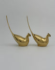 Vintage Brass Pheasant Pair – Elegant Mid-Century Figurines