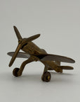 Small Vintage Brass Airplane