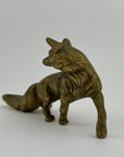 Vintage Brass Fox Figurine – Symbol of Cleverness & Resilience