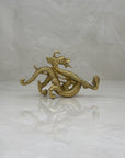 Vintage Brass Spitfire Dragon