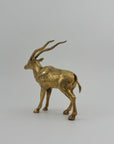 Vintage Brass Antelope
