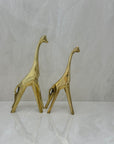 Vintage Brass Giraffes-A Pair