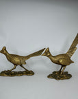 Vintage Brass Roadrunner Pair – Sculptural Mid-Century Collectibles