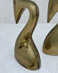 Vintage Brass Antelope Figurines-A Pair