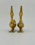 Vintage Brass Geese-A Pair