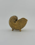 Vintage Brass Shell Stash Pot/Planter