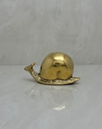 Small Vintage Brass Snail-5 inches Long