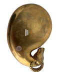 1980 Dolbi Cashier Brass Ram Ashtray/Wishburner– Sculptural Mid-Century Catchall