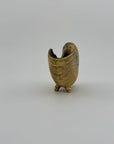 Vintage Brass Shell Stash Pot/Planter