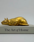 Vintage Brass Cat Figurine