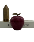 Vintage Apple with Brass Pencil Trinket Holder- A Set