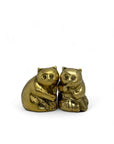 Vintage Brass Panda Bears-A Pair