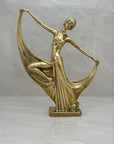 Vintage Brass Lady Dancer