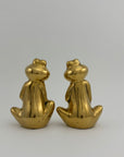Vintage Brass Frogs -A Rare Pair