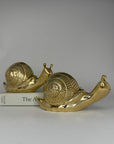 Vintage Brass Snails-A Pair