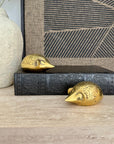 Vintage Brass Hedgehogs-A Pair