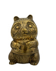 Vintage Brass Panda Bank