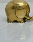Vintage Brass Elephant Family-A Set of Three