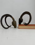 Vintage 1981 Dolbi Cashier Ram Horn Sculptures