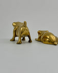 Vintage Brass Bulldogs-A Pair