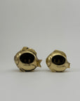 Pair of Vintage Brass Fish Ashtrays – His & Hers– Mid Century Modern Hollywood Regency Coastal Decor