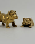 Vintage Brass Bulldogs-A Pair