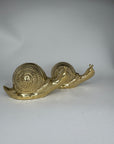 Vintage Brass Snails-A Pair