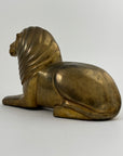 Vintage Brass Lion Sculpture – 1983 Dara International